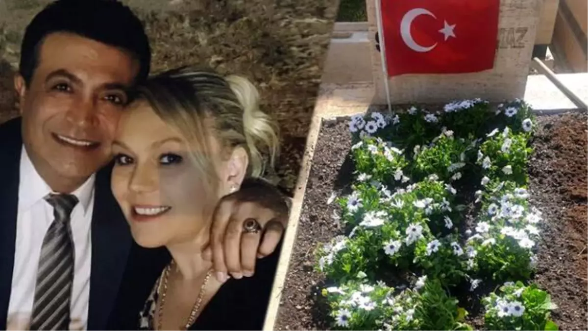 Aylin Yılmaz eşi Oğuz Yılmaz\'ın mezarını ziyaret etti: Birbirimize doyamadık