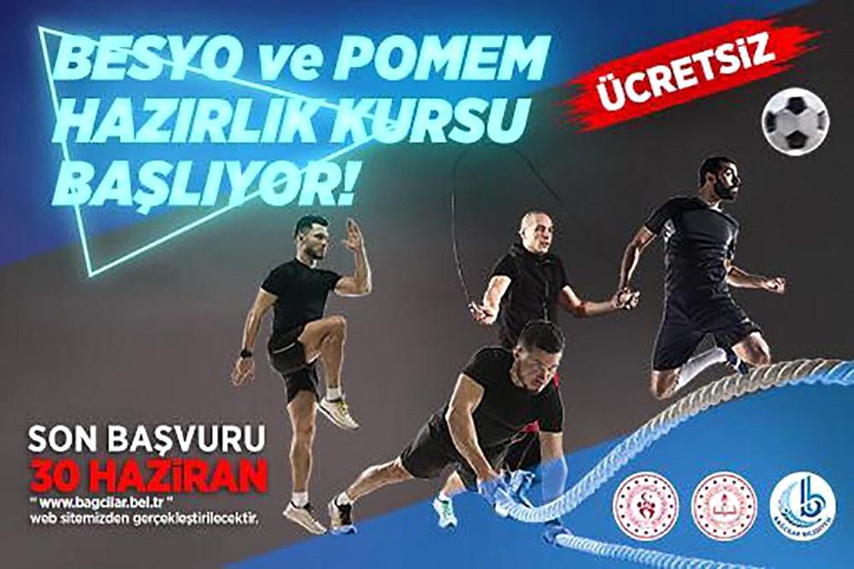 Bağcılar Belediyesi, gençler için ücretsiz BESYO ve POMEM hazırlık kursu açtı