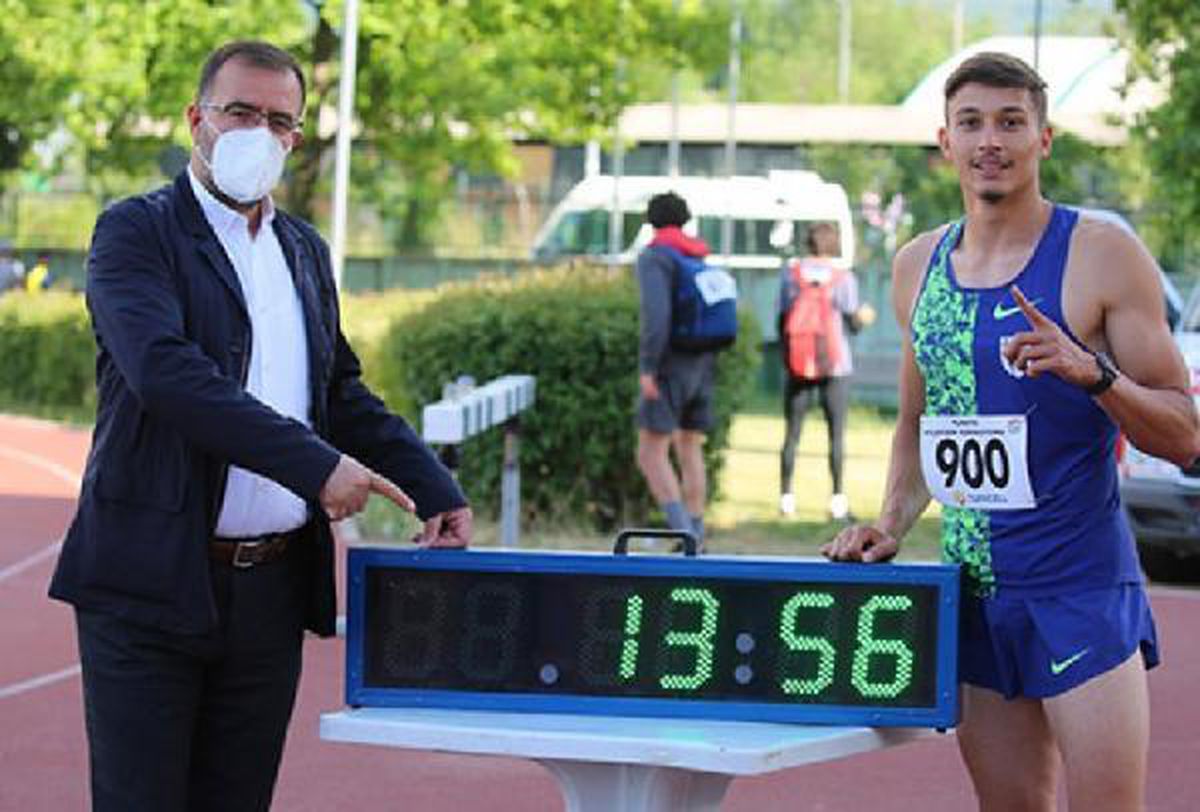 Bursa\'da Mikdat Sevler kendi rekorunu 13.54\'e indirdi