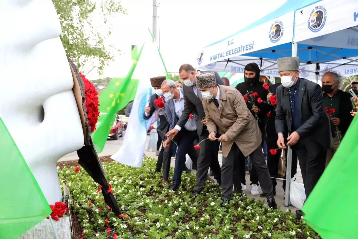 Çerkes Sürgünü\'nde hayatını kaybedenler 157. yıl dönümünde Kartal\'da anıldı