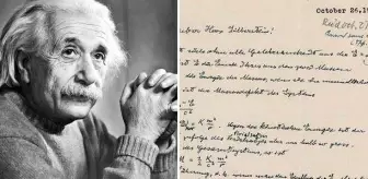 Einstein'ın kendi el yazması mektubu 10 milyon TL'ye satıldı: Pahalı olmasının sebebi içindeki formülde saklı
