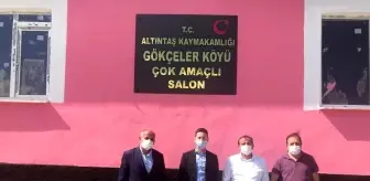 Köyde çok amaçlı salon yenileme çalışmaları