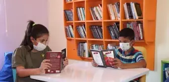 Midyatlı köy çocukları için kütüphane