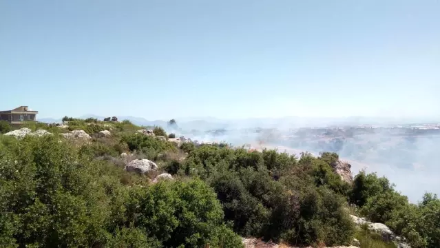 Son dakika haber | Antalya'da makilik alandaki yangın