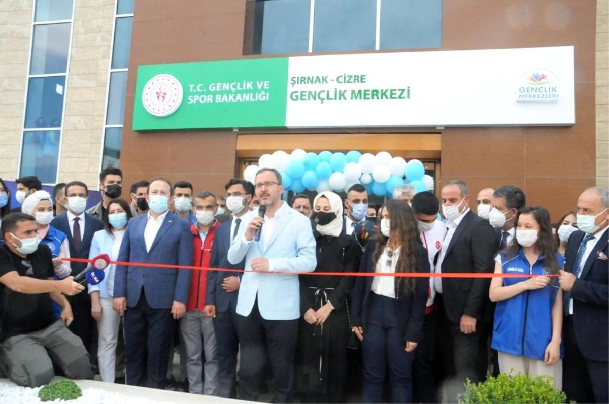 Son dakika haberleri: Bakan Kasapoğlu, Cizre Gençlik Merkezi\'nin açılışını gerçekleştirdi