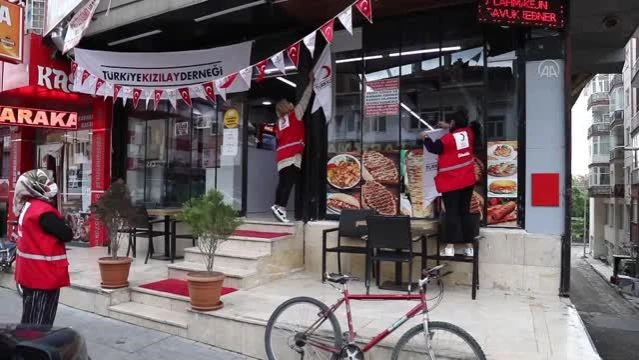 Çubuk'ta Türk Kızılay'dan Filistin'e yardım kampanyası