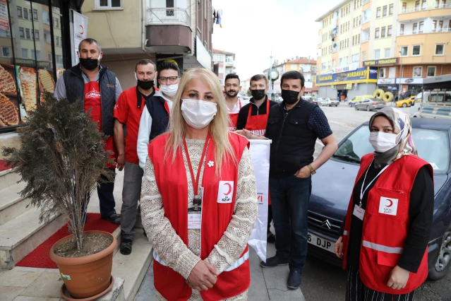 Çubuk'ta Türk Kızılay'dan Filistin'e yardım kampanyası