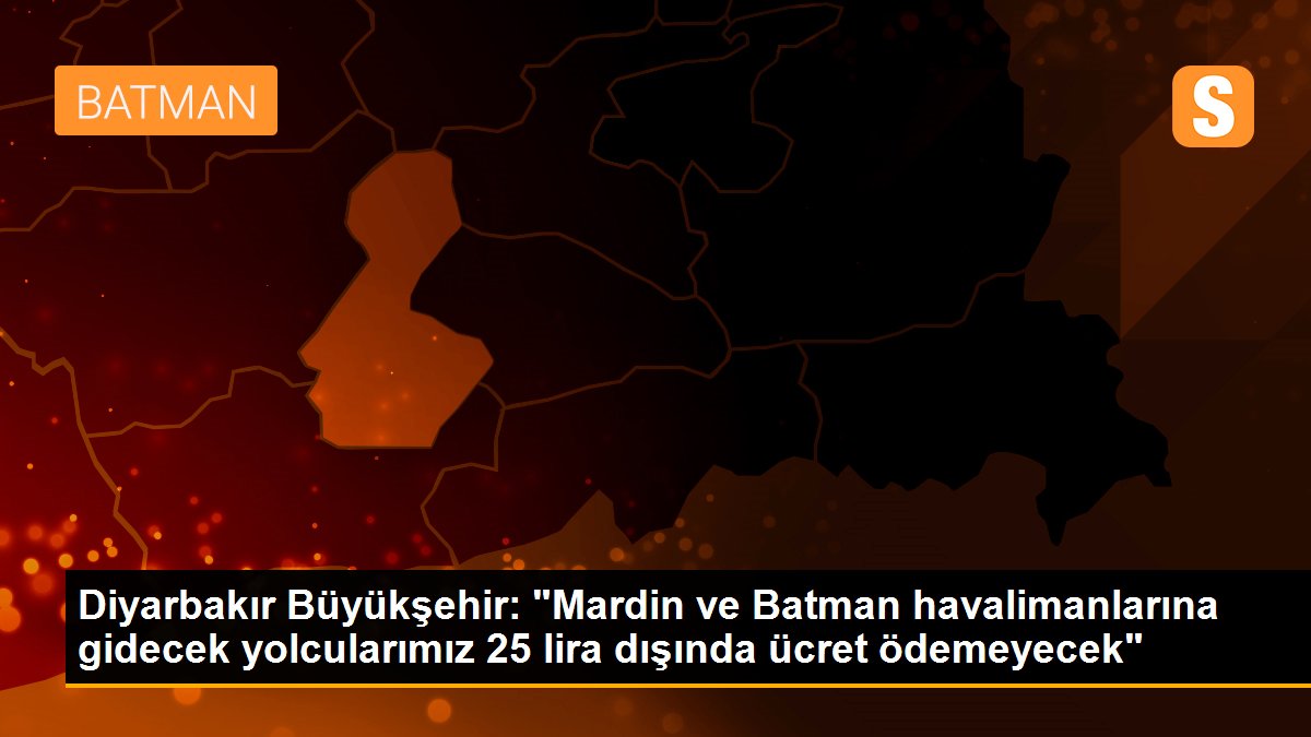 Diyarbakır Havalimanı\'ndaki çalışmalar nedeniyle uçuşlar Mardin ve Batman havalimanlarına yönlendirildi