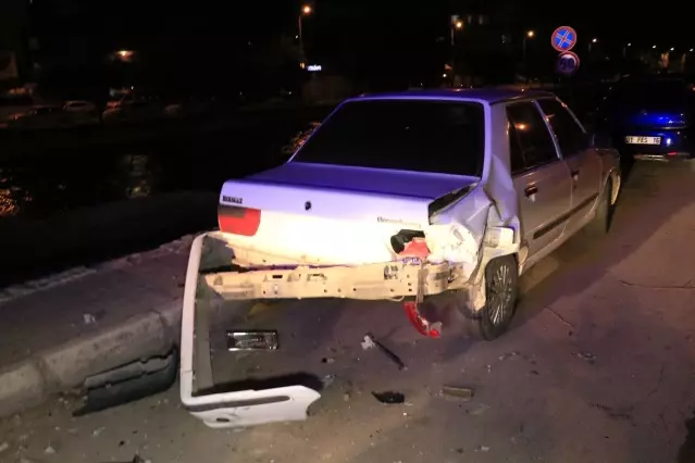 Drift atan otomobil bekçiye çarpıp yaraladıktan sonra kaçtı