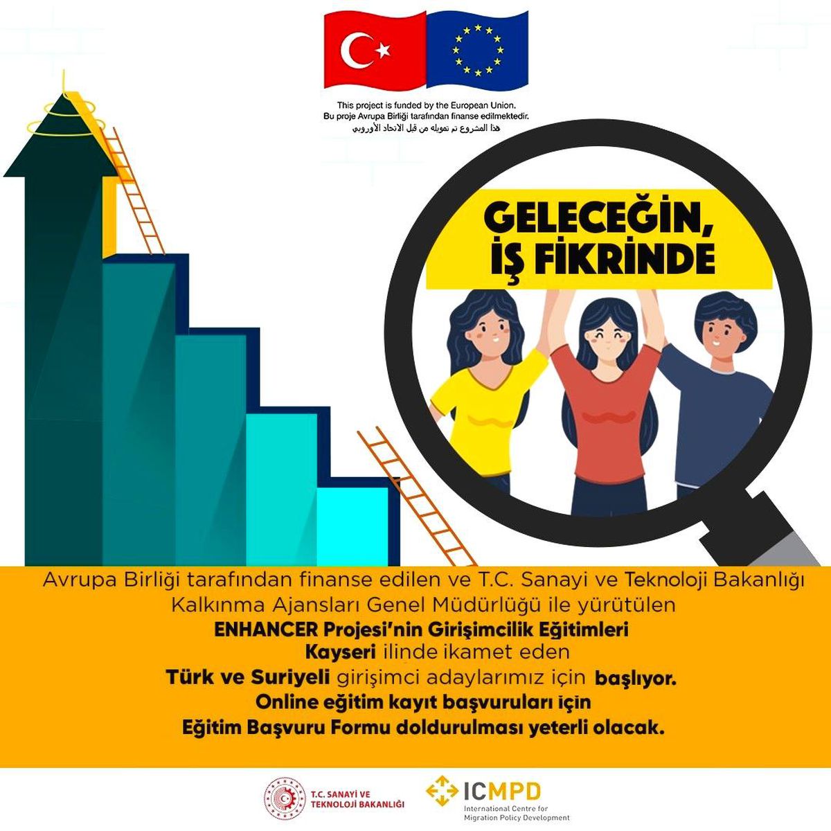 \'ENHANCER\' Girişimcilik Eğitimi Kayseri\'de başlıyor