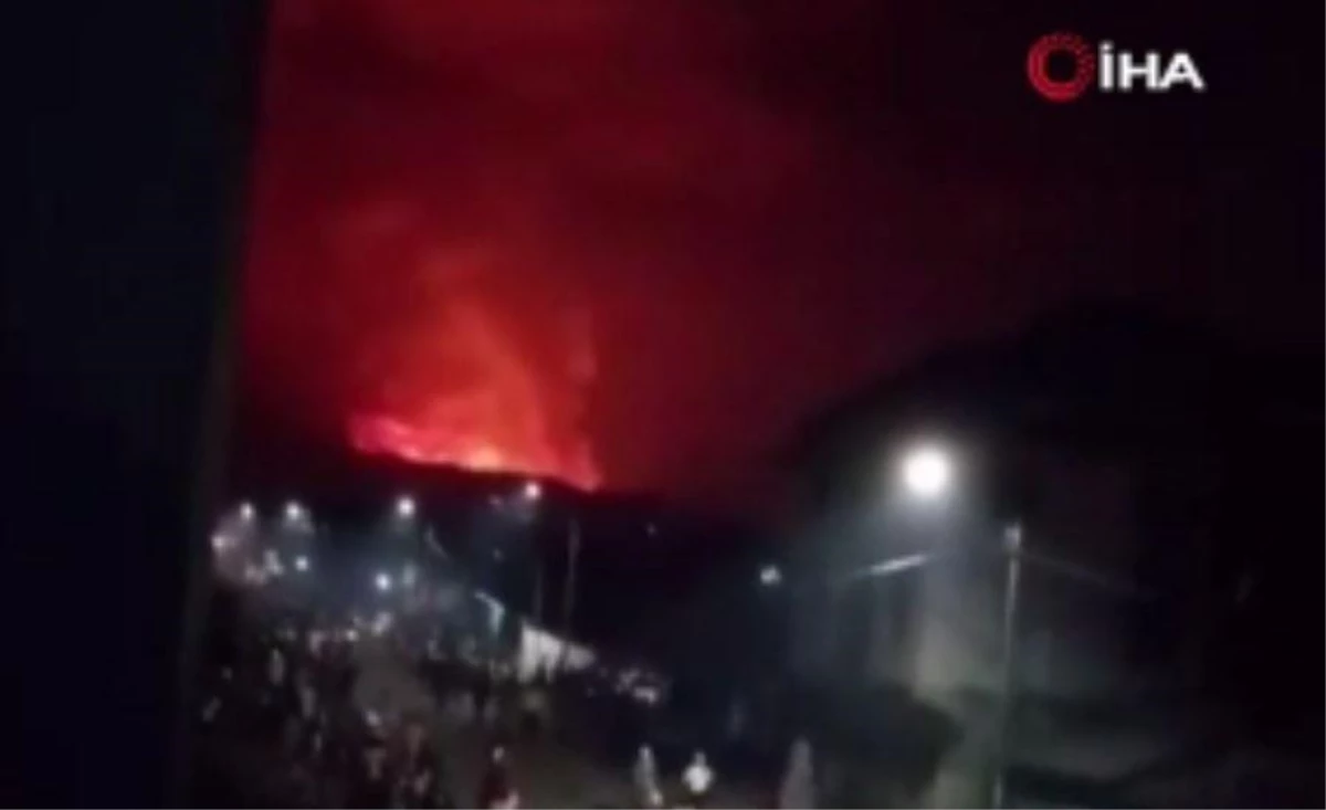 Kongo\'daki Nyiragongo yanardağı patladı, tahliyeler sürüyor