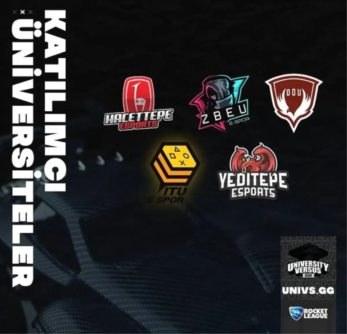Üniversiteler arası Rocket League turnuvasının takımları belli oldu!