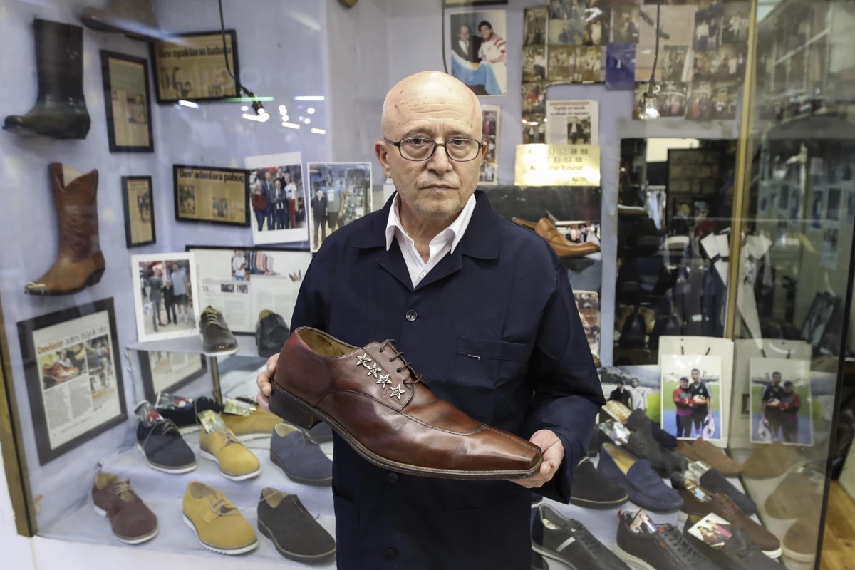 32 yıldır "dev ayaklara" ayakkabı yapıyor (2)