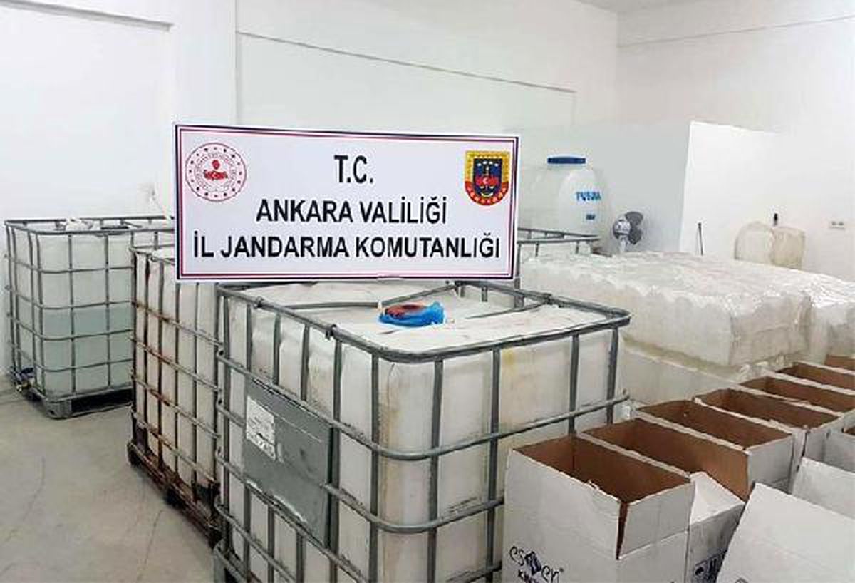 Son dakika haber: Ankara\'da \'sahte dezenfektan\' operasyonu: 2 gözaltı
