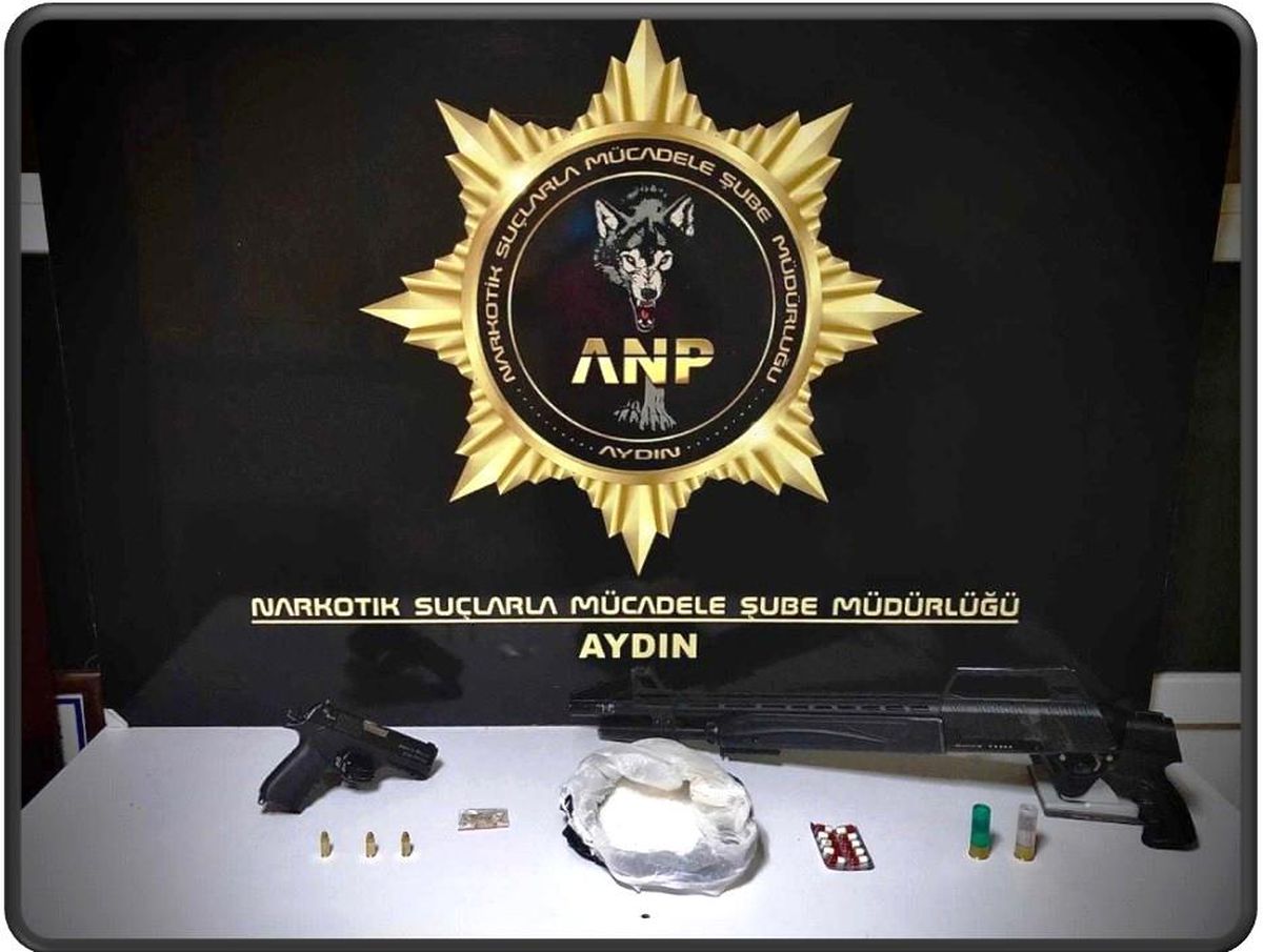 Aydın\'da 1258 gram metamfetamin ele geçirildi