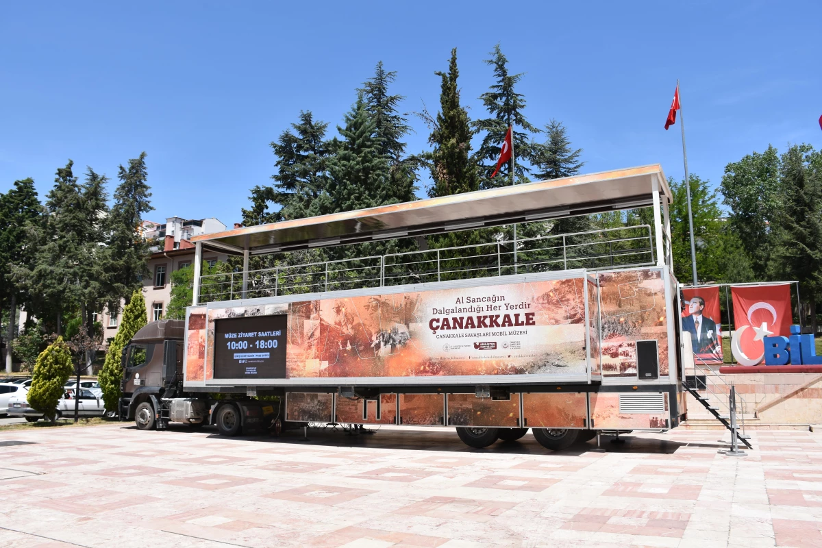 Çanakkale Savaşları Mobil Müzesi Bilecik\'te ziyarete açıldı