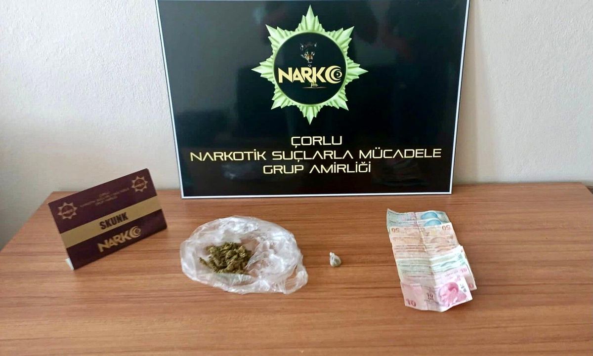 Son dakika haber: Çorlu polisinden uyuşturucu operasyonu