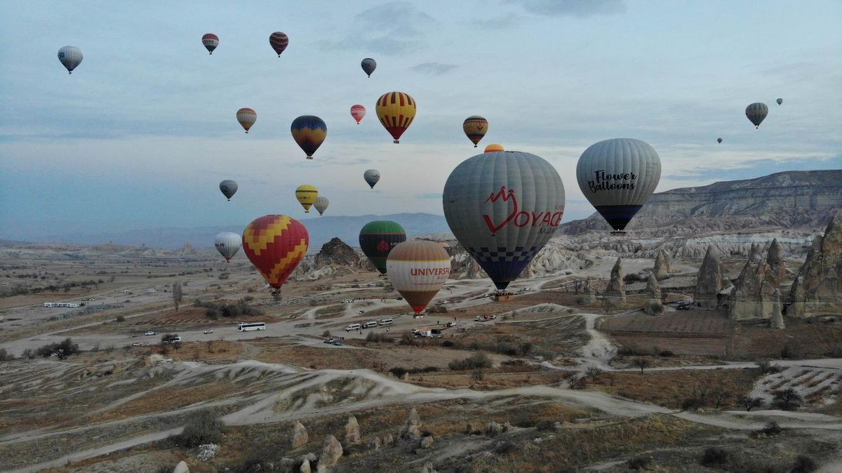 Kapadokya\'da balon turları yine iptal oldu