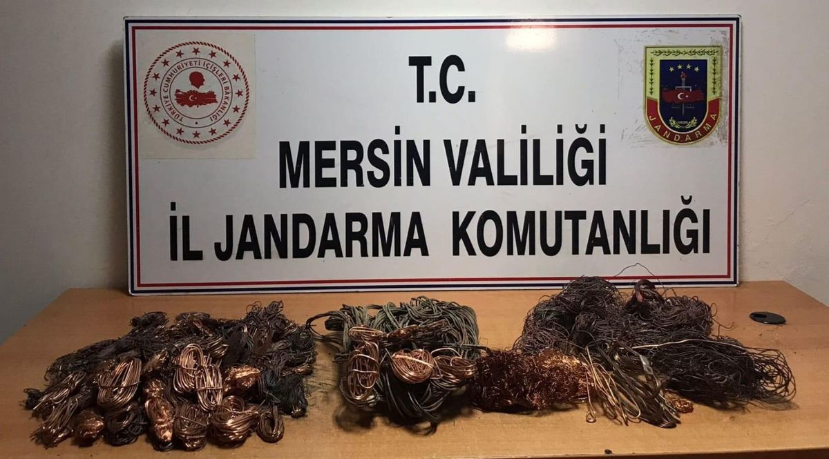 Mersin\'de 3 elektrik trafosunun kablolarını çaldığı iddia edilen şüpheli tutuklandı