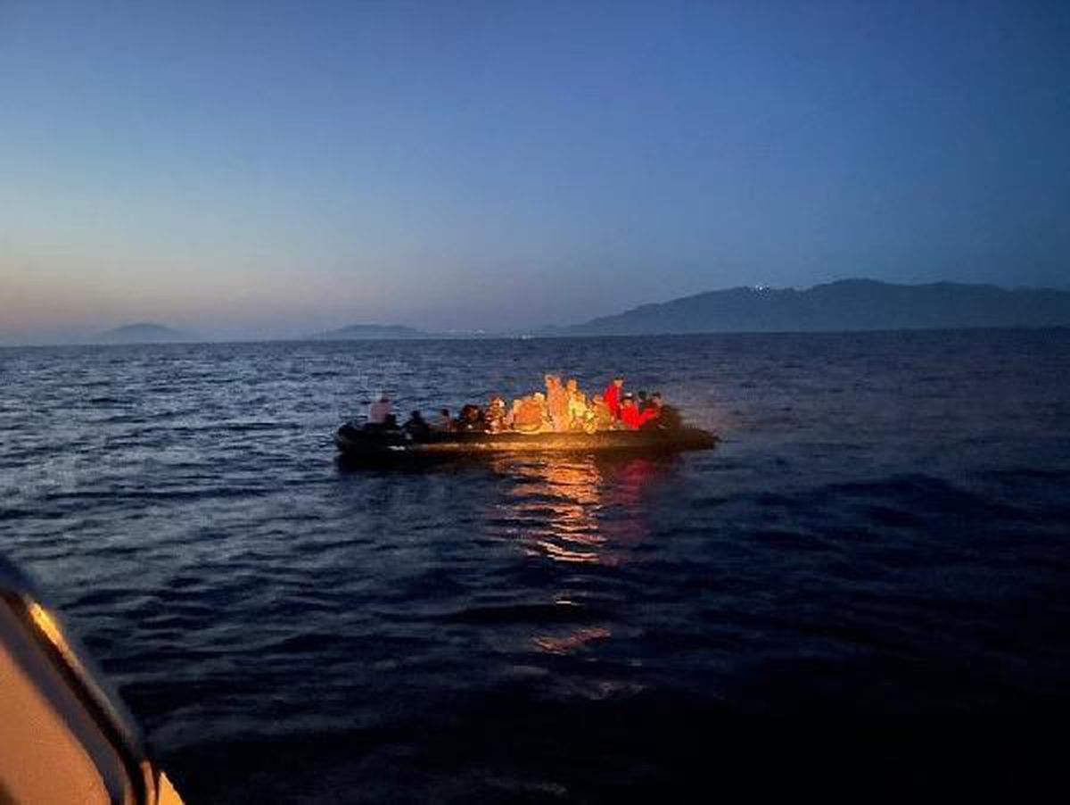 Bodrum\'da 27 kaçak göçmen kurtarıldı