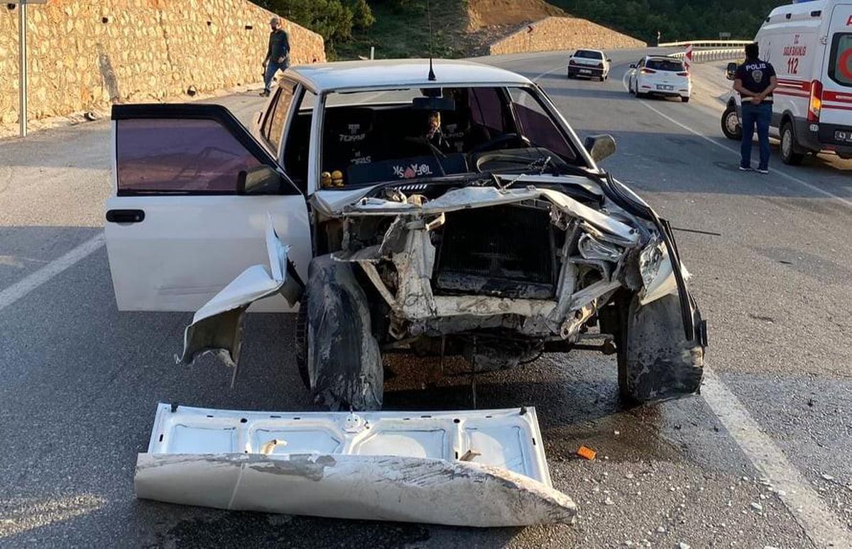 Emet\'te trafik kazası: 1 yaralı