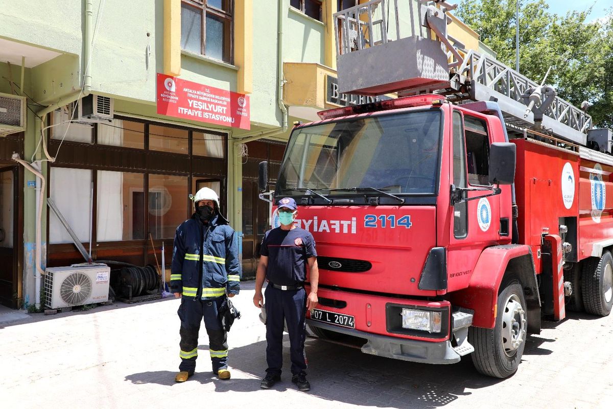 Finike Yeşilyurt\'a yeni itfaiye istasyonu