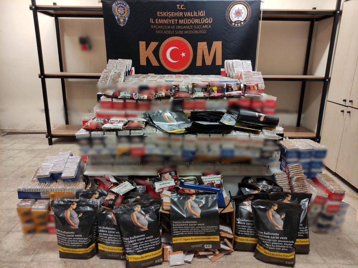 Kaçak sigara operasyonu