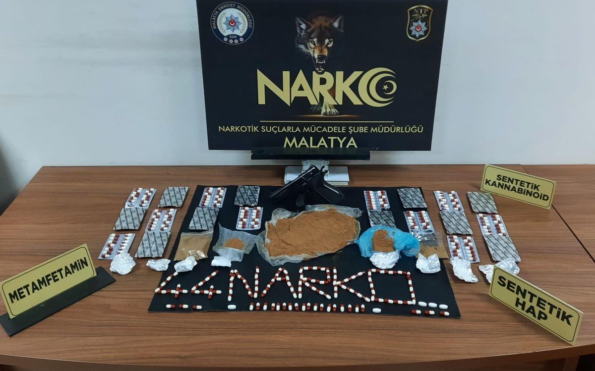 Malatya\'da uyuşturucu operasyonlarında 3 zanlı tutuklandı