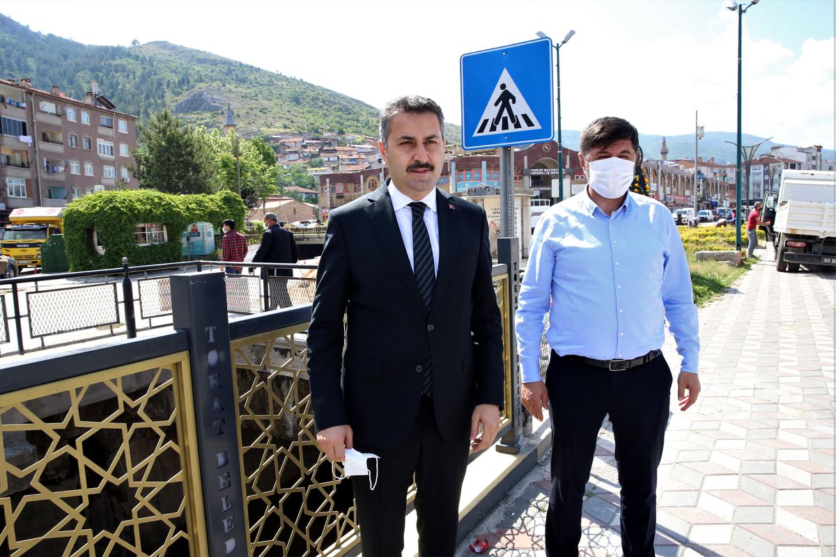 Tokat\'ta Behzat Bulvarı yenileniyor
