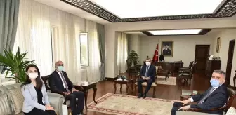 Türk Dil Kurumu Başkanı Gülsevin'den Vali Işık'a ziyaret