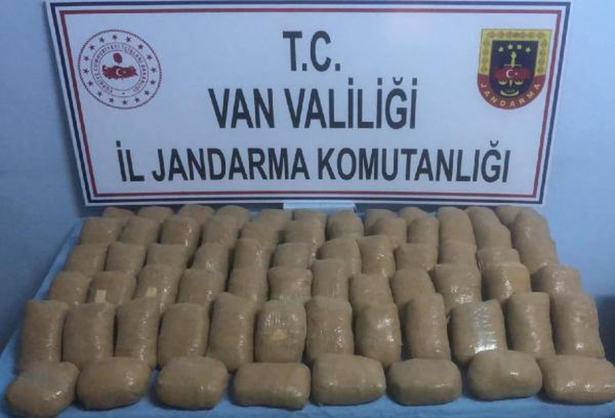 Van\'da 66 kilo eroin ele geçirildi