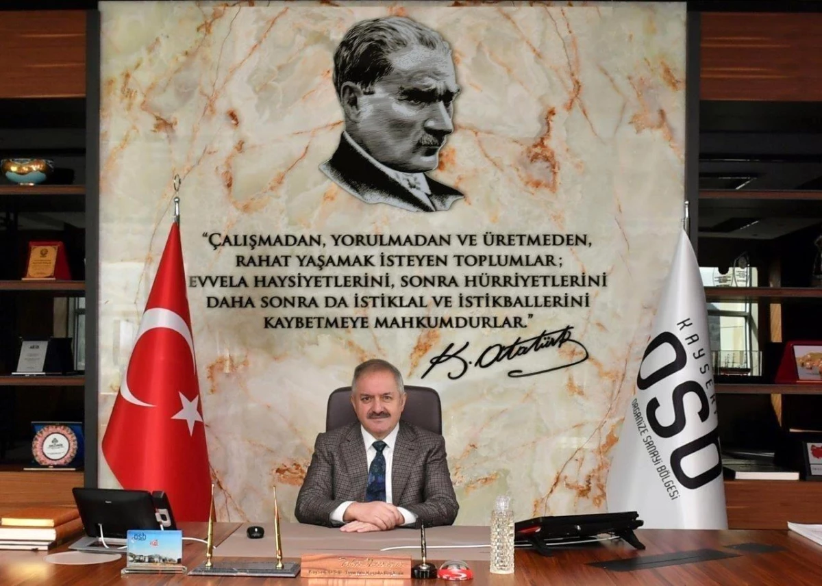 Kayseri OSB Başkanı Nursaçan "Türkiye\'nin 500 Büyük Sanayi Kuruluşu" arasına giren firmaları kutladı