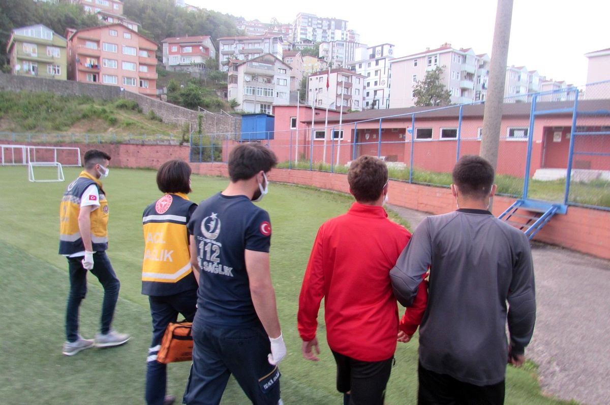 Genç futbolcular darp edildi