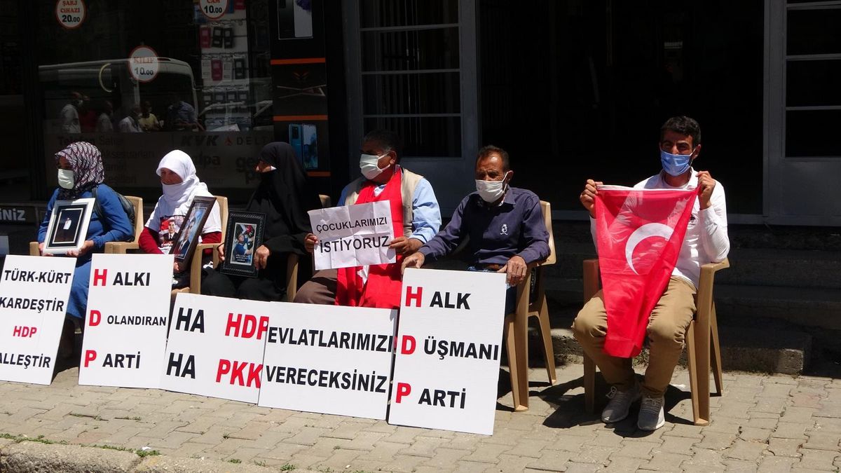 Muş\'ta HDP önünde eylem yapan ailelerin sayısı 5\'e yükseldi