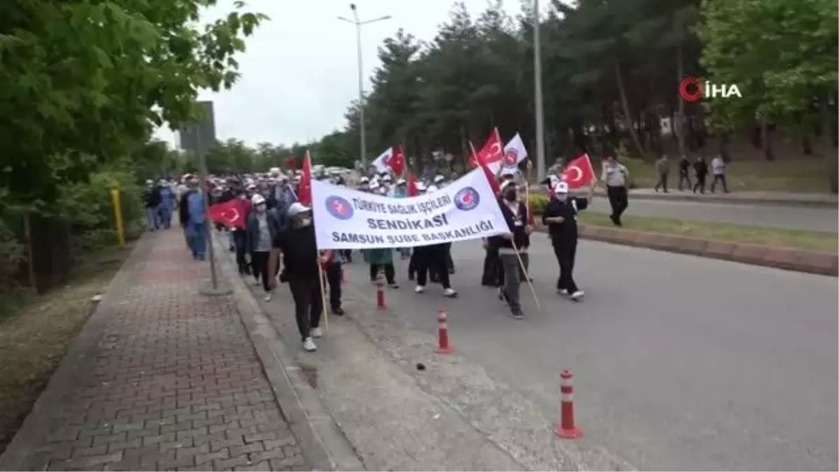 Sağlık çalışanları hak arayışında