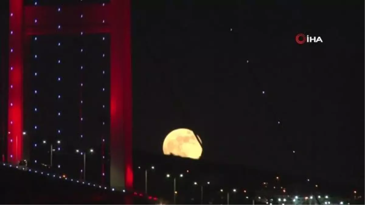 "Süper Çiçek Kanlı Ay" tutulması böyle görüntülendi