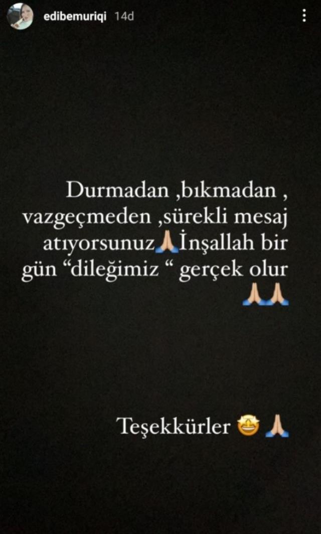 Vedat Muriqi'nin eşinden Fenerbahçelileri heyecanlandıran paylaşım Vedat Muriqi'nin eşinden Fenerbahçelileri heyecanlandıran paylaşım