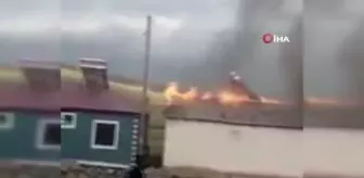 Yayla evinde çıkan yangın kokuttu