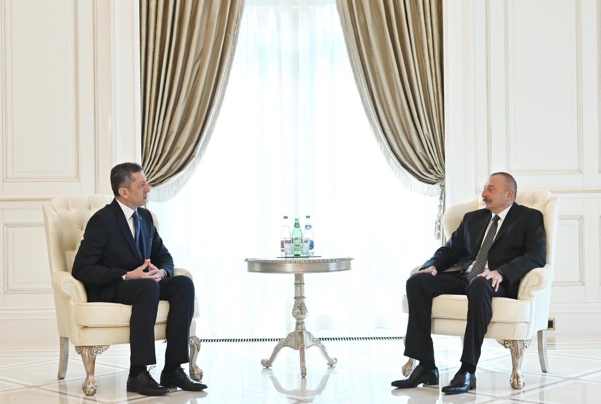 Azerbaycan Cumhurbaşkanı Aliyev, Milli Eğitim Bakanı Selçuk\'u kabul etti Açıklaması