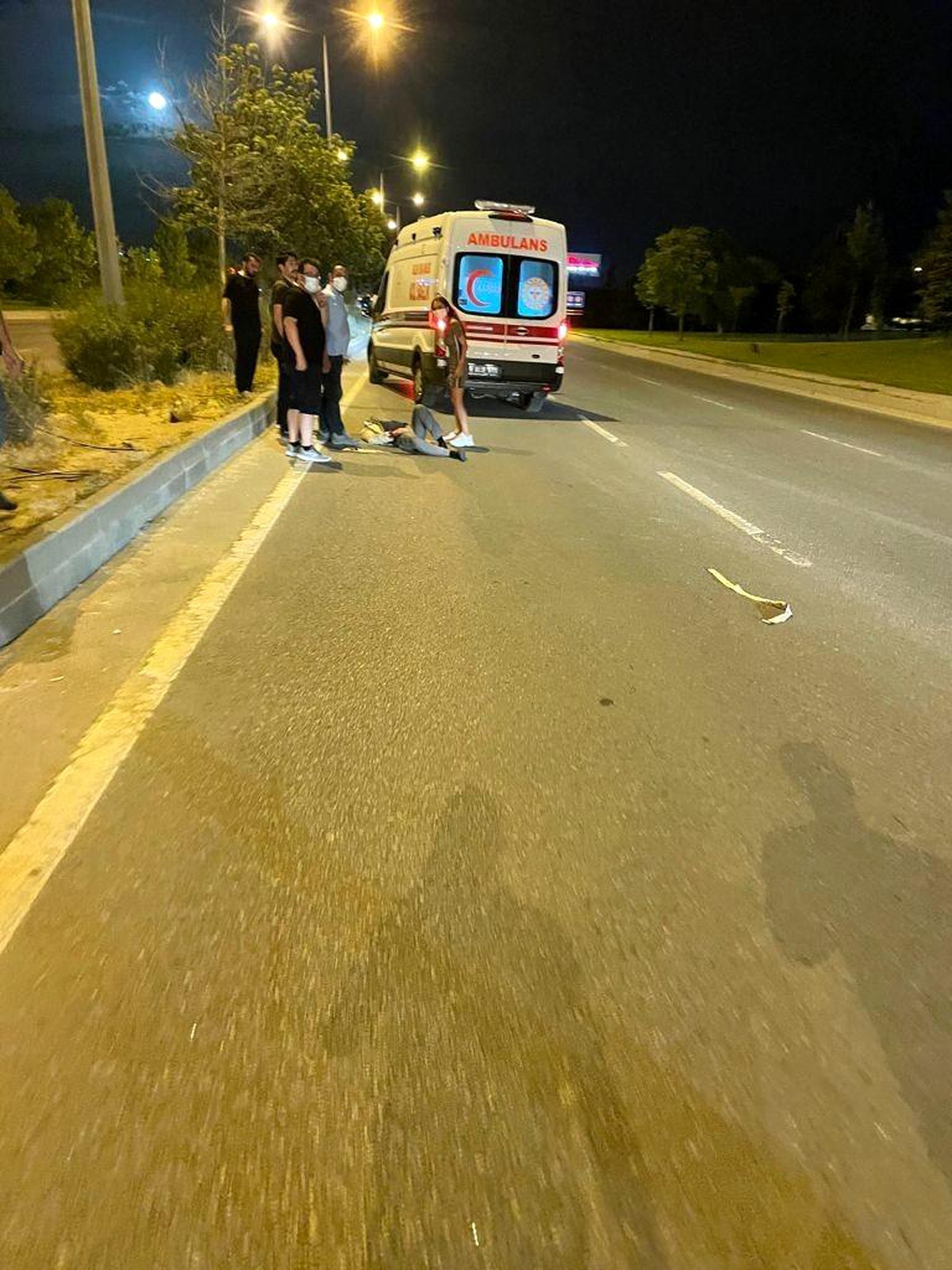 Çevre yolundaki trafik kazasında 1 kişi ağır yaralandı