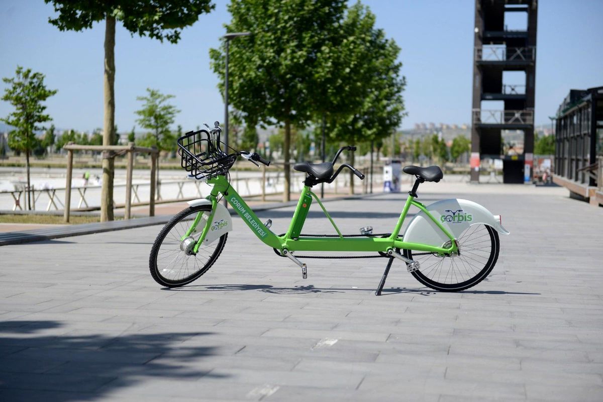 ÇORBİS\'e tandem bisiklet eklendi, elektrikli scooter yolda