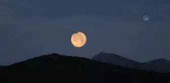 Gökyüzünü 'Süper Ay' süsledi