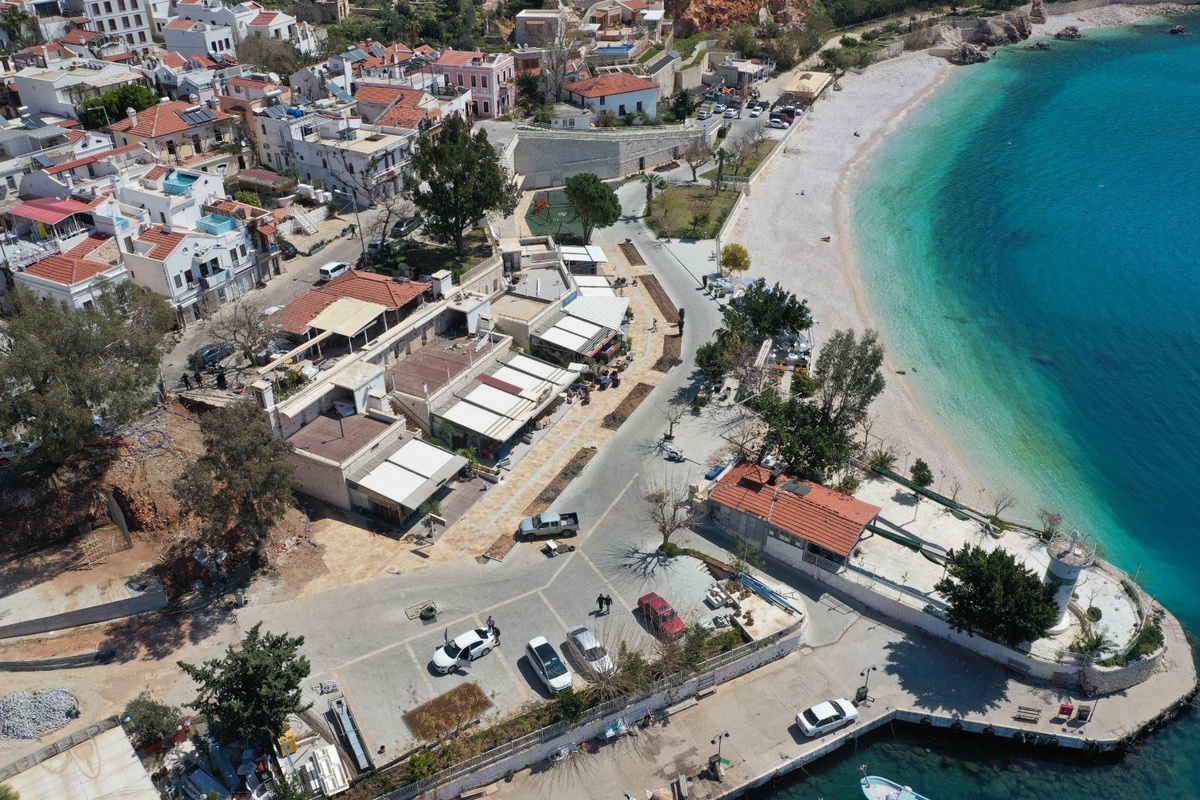 Kalkan Sahil Bandı Projesi çalışmalarında sona yaklaşılıyor
