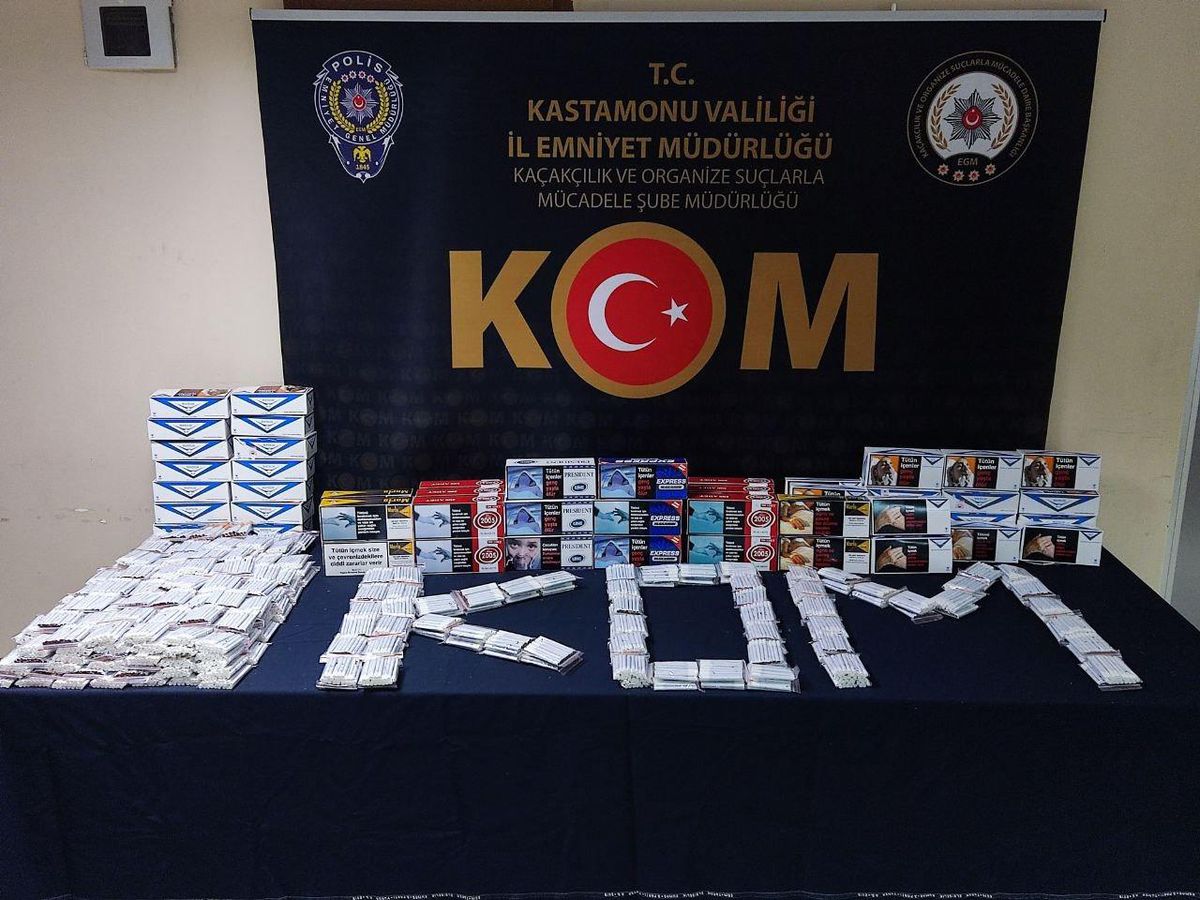 Son dakika haberi! Kastamonu\'da kaçak tütün operasyonunda 2 kişi yakalandı
