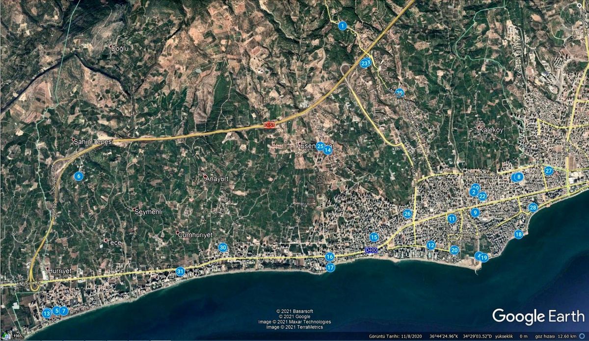 Mezitli Belediyesi, deprem toplanma alanlarını belirledi