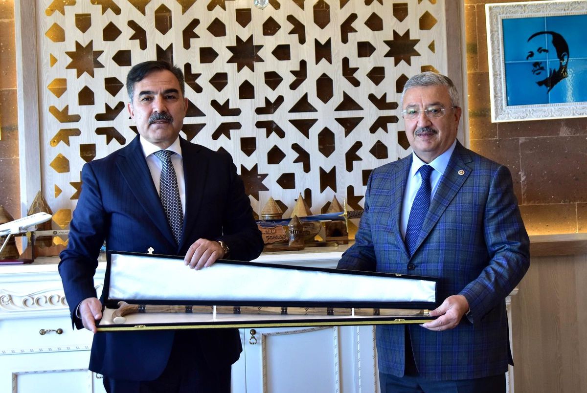 Milletvekili Nasır\'dan Başkan Çoban\'a ziyaret