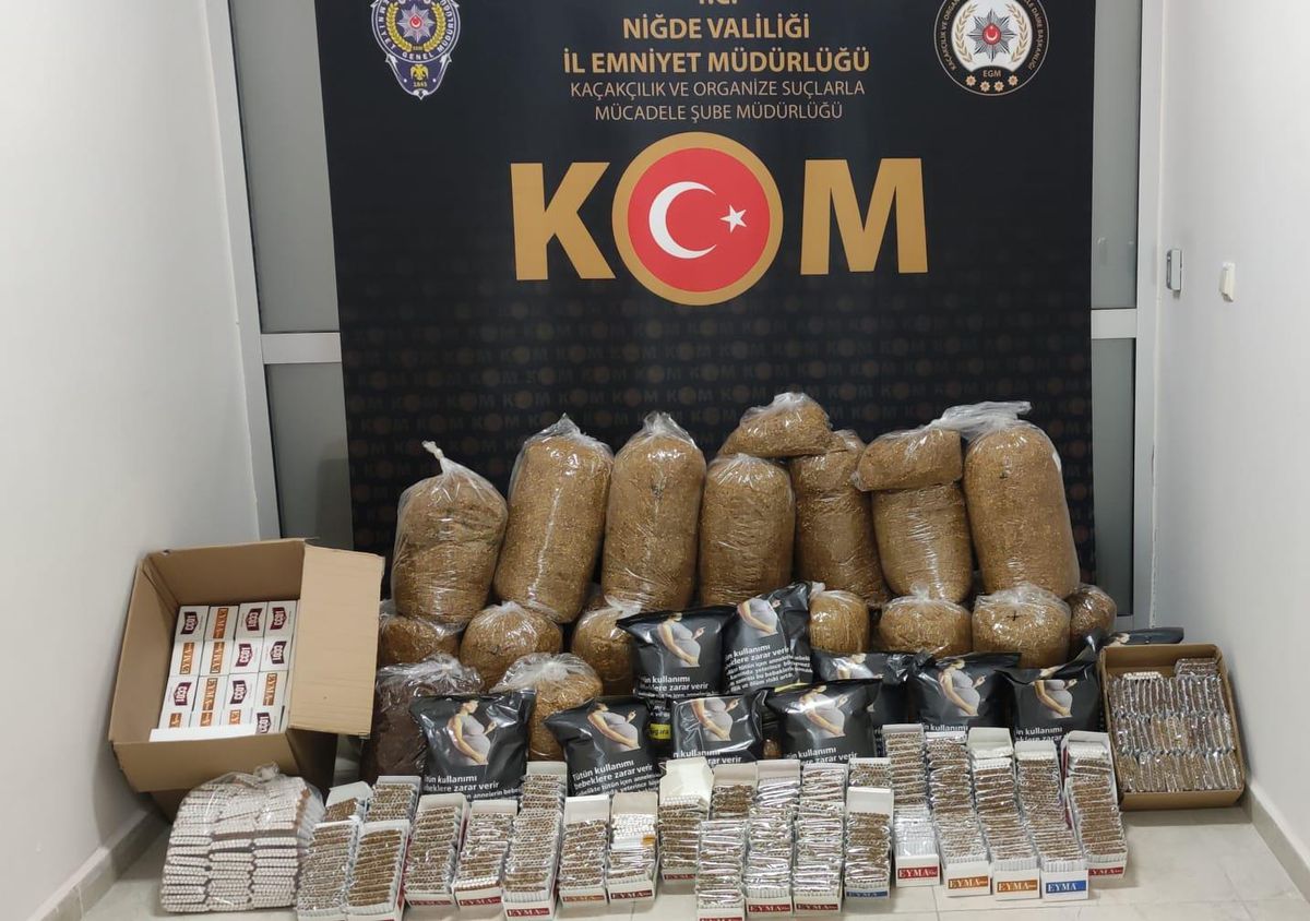 Son dakika haberi... Niğde\'de kaçakçılık operasyonunda 4 şüpheli gözaltına alındı