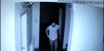 Sağlık ocağından hırsızlık kamerada