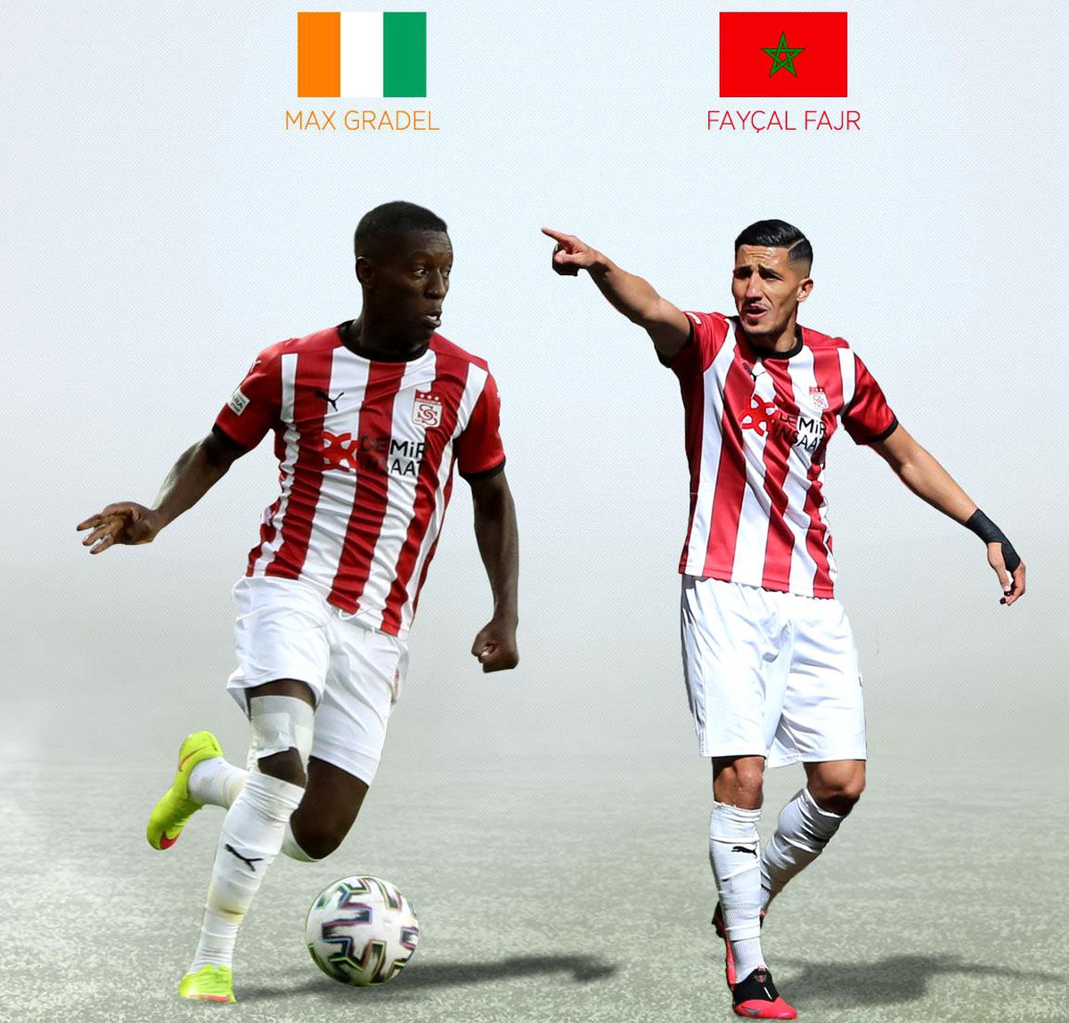 Sivasspor\'da 2 futbolcuya milli davet