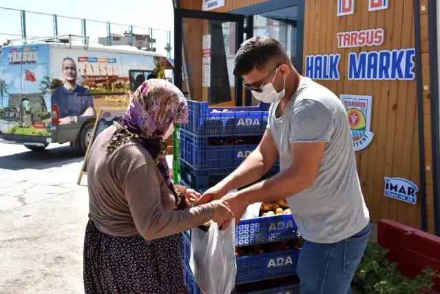 Tarsus Belediyesi, halka yenidünya dağıtmaya devam ediyor